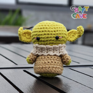 CraftCave BABY YODA STARWARS Amigurumi Bag Charm Keychain Boneka Plushies Gemoy